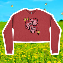 Load image into Gallery viewer, GO FUCK YOURSELF CROPPED SWEATER