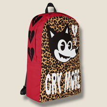 Load image into Gallery viewer, SAD BACKPACK WITH BROKEN HEART DETAILS