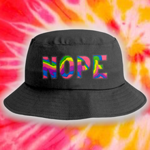 Load image into Gallery viewer, "NOPE" 90's Style Embroidered Bucket Hat- Various Colours