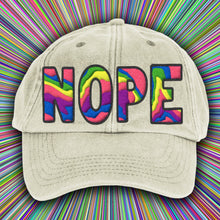 Load image into Gallery viewer, "NOPE"- Embroidered Cap