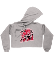 Load image into Gallery viewer, "LOVEFOOL" Cropped Hoody
