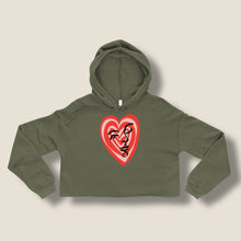 Load image into Gallery viewer, SWEETHEART CROP HOODIE
