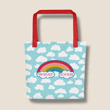 Load image into Gallery viewer, WHAT EVER RAINBOW TOTE
