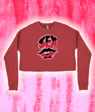Load image into Gallery viewer, &quot;SEX POSITIVE&quot; Cropped Sweater
