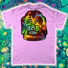 Load image into Gallery viewer, &quot;PSYCHEDELIC SILLY PUPPY&quot; FRONT AND BACK PRINT Tee- Assorted Colour
