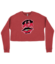 Load image into Gallery viewer, &quot;SEX POSITIVE&quot; Cropped Sweater
