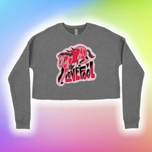 Load image into Gallery viewer, LOVEFOOL CROPPED SWEATER
