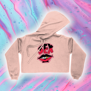 "SEX POSITIVE” CROPPED HOOD