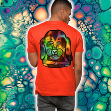 Load image into Gallery viewer, &quot;PSYCHEDELIC SILLY PUPPY&quot; FRONT AND BACK PRINT Tee- Assorted Colour
