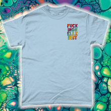 Load image into Gallery viewer, &quot;PSYCHEDELIC SILLY PUPPY&quot; FRONT AND BACK PRINT Tee- Assorted Colour
