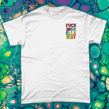 Load image into Gallery viewer, &quot;PSYCHEDELIC SILLY PUPPY&quot; FRONT AND BACK PRINT Tee- Assorted Colour
