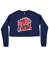 Load image into Gallery viewer, LOVEFOOL CROPPED SWEATER
