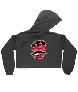 "SEX POSITIVE” CROPPED HOOD- Assorted Colours