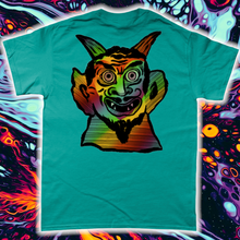 Load image into Gallery viewer, &quot;PSYCHEDELIC DEVIL&quot; TEE FRONT AND BACK PRINT- Assorted Colours
