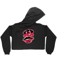 Load image into Gallery viewer, &quot;SEX POSITIVE” CROPPED HOOD
