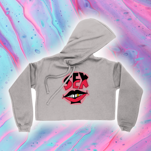 "SEX POSITIVE” CROPPED HOOD