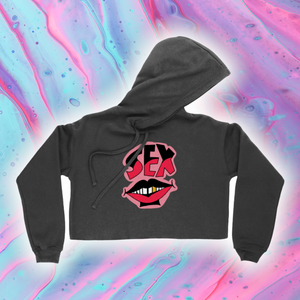 "SEX POSITIVE” CROPPED HOOD