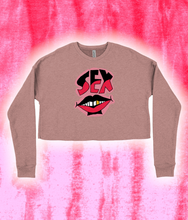 Load image into Gallery viewer, &quot;SEX POSITIVE&quot; Cropped Sweater
