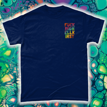 Load image into Gallery viewer, &quot;PSYCHEDELIC SILLY PUPPY&quot; FRONT AND BACK PRINT Tee- Assorted Colour
