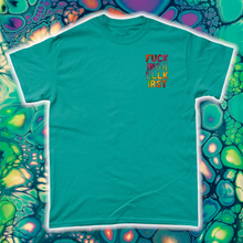 Load image into Gallery viewer, &quot;PSYCHEDELIC SILLY PUPPY&quot; FRONT AND BACK PRINT Tee- Assorted Colour
