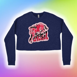 LOVEFOOL CROPPED SWEATER