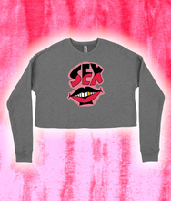 Load image into Gallery viewer, &quot;SEX POSITIVE&quot; Cropped Sweater
