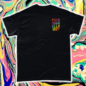 "PSYCHEDELIC PANTHER" FRONT AND BACK PRINT Tee- Assorted Colours