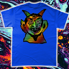 Load image into Gallery viewer, &quot;PSYCHEDELIC DEVIL&quot; TEE FRONT AND BACK PRINT- Assorted Colours
