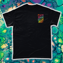 Load image into Gallery viewer, &quot;PSYCHEDELIC SILLY PUPPY&quot; FRONT AND BACK PRINT Tee- Assorted Colour
