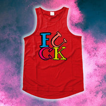 Load image into Gallery viewer, &quot;FUCK&quot; Multicolour Vests
