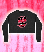Load image into Gallery viewer, &quot;SEX POSITIVE&quot; Cropped Sweater
