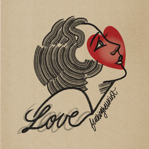 "LOVE" Square Fine Art Print