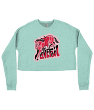 Load image into Gallery viewer, LOVEFOOL CROPPED SWEATER
