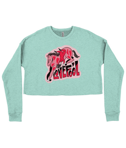 LOVEFOOL CROPPED SWEATER