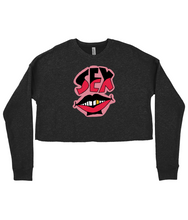 Load image into Gallery viewer, &quot;SEX POSITIVE&quot; Cropped Sweater
