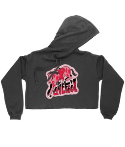 "LOVEFOOL" Cropped Hoody