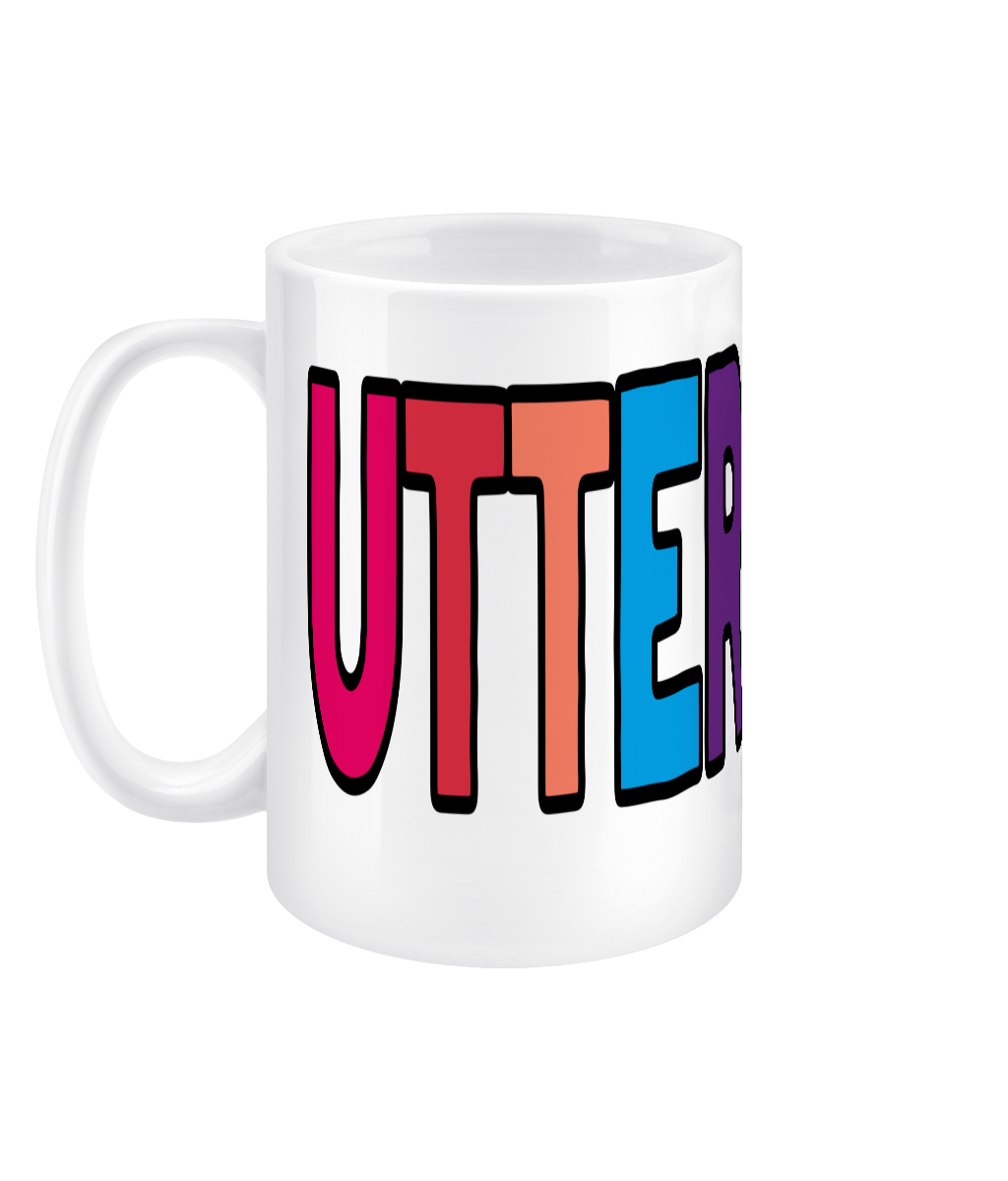 UTTER SHITE LARGE MUG