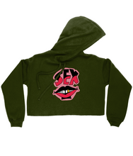 Load image into Gallery viewer, &quot;SEX POSITIVE” CROPPED HOOD
