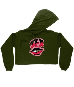 "SEX POSITIVE” CROPPED HOOD