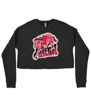 Load image into Gallery viewer, LOVEFOOL CROPPED SWEATER
