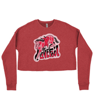 Load image into Gallery viewer, LOVEFOOL CROPPED SWEATER
