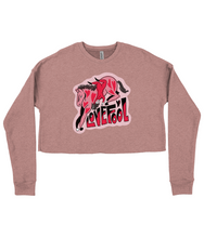 Load image into Gallery viewer, LOVEFOOL CROPPED SWEATER
